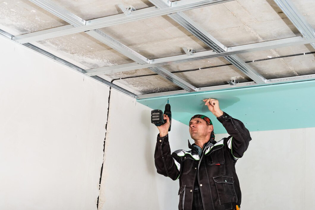 Dust-Controlled Ceiling Sanding