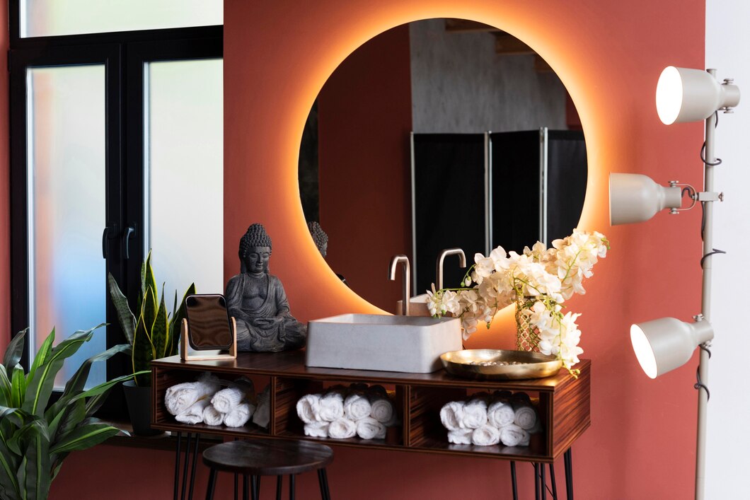 Vanity, Mirror and Lighting Installation