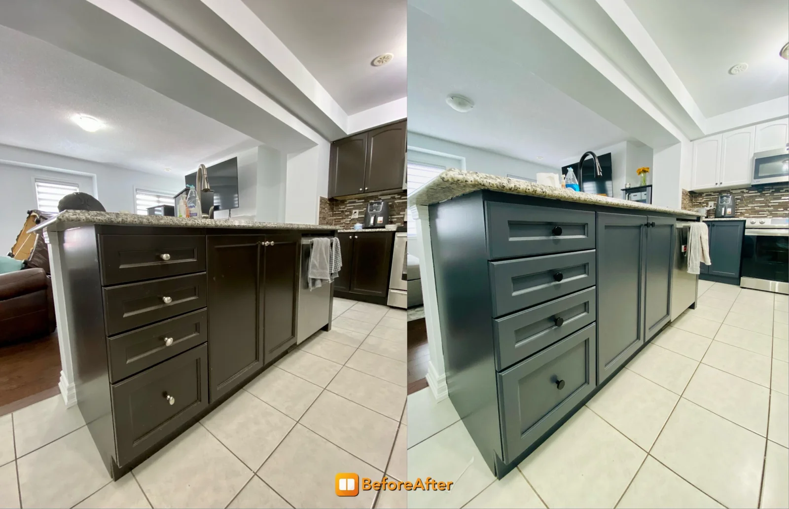 Kitchen cabinet painting services Burlington