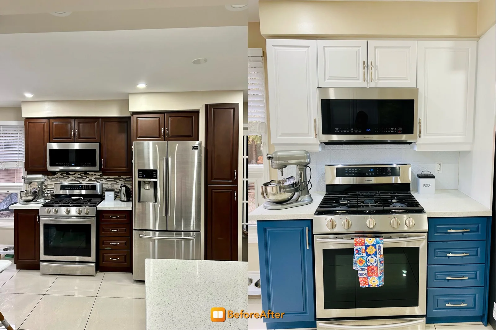 Kitchen cabinet painting services Burlington